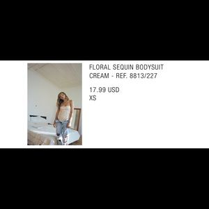 Zara-Sequin bodysuit